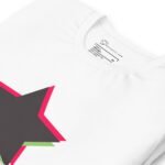 An TikTok Star | Unisex t-shirt featuring a TikTok Star emblem.