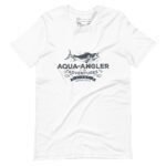Unisex T-shirt with "AQUA ANGLER adventures" graphic print.
Product Name: AQUA ANGLER | Fishing Unisex T-shirt