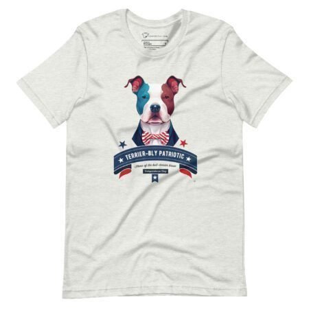Independence Day 4th July | Patriot Bull Terrier | Unisex T-shirt