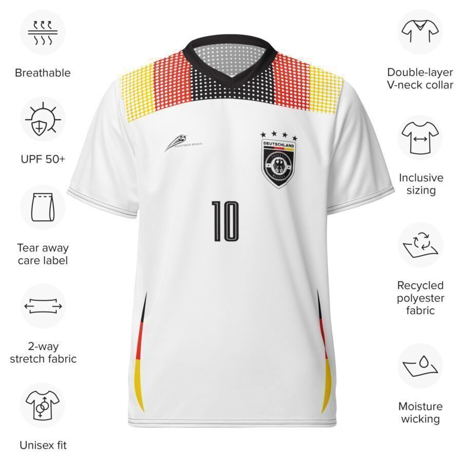 GERMANY 2025 | Deutschland | Soccer Sports Jersey - Image 5