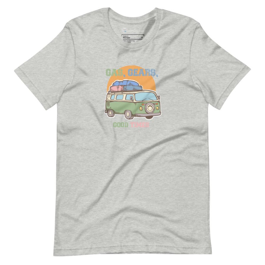 Gas Gears Good Times | Unisex Heavy Cotton Tee - Image 3