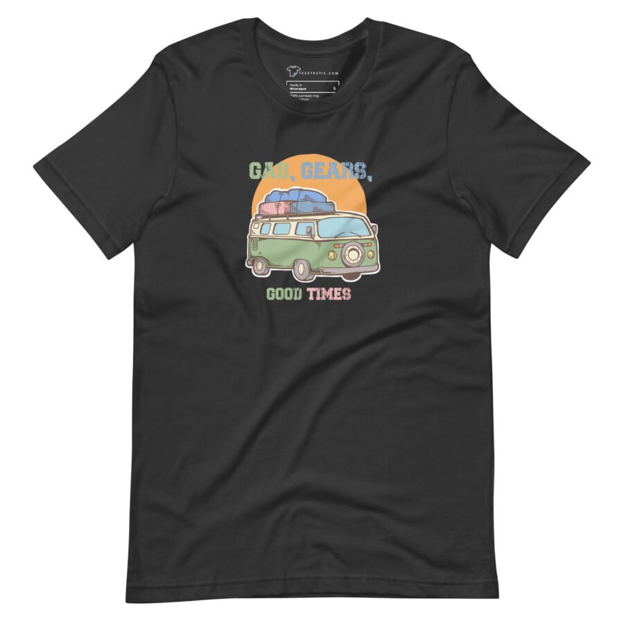Gas Gears Good Times | Unisex Heavy Cotton Tee - Image 2