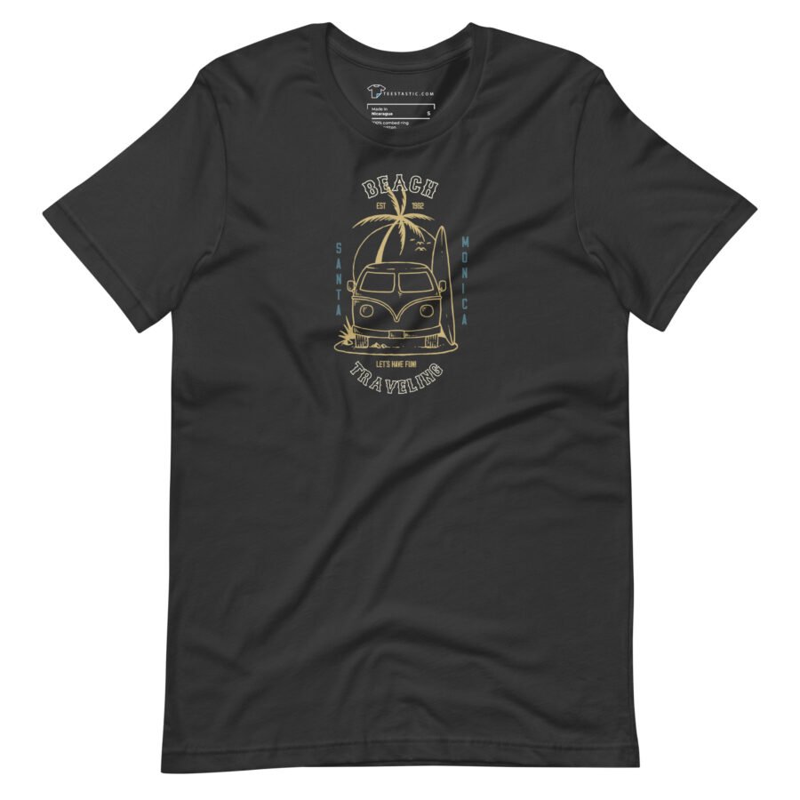 Santa Monica Surf | Unisex Heavy Cotton Tee - Image 2