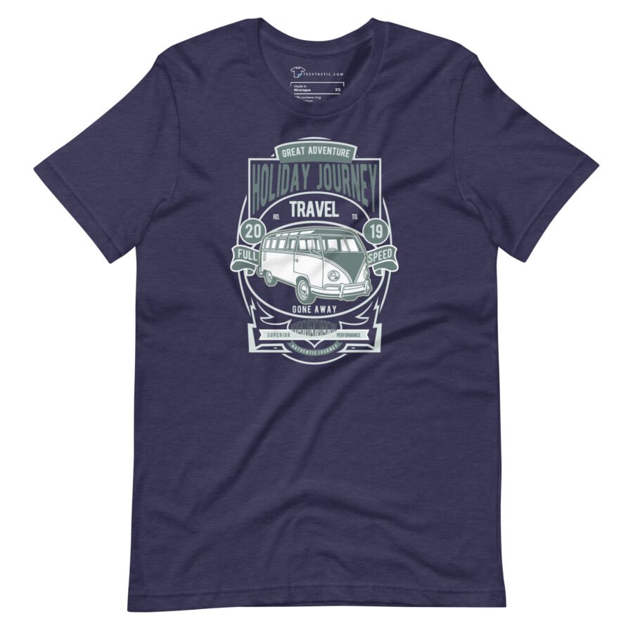 Air Cooled VW | Great Adventure | Unisex Heavy Cotton Tee - Image 3